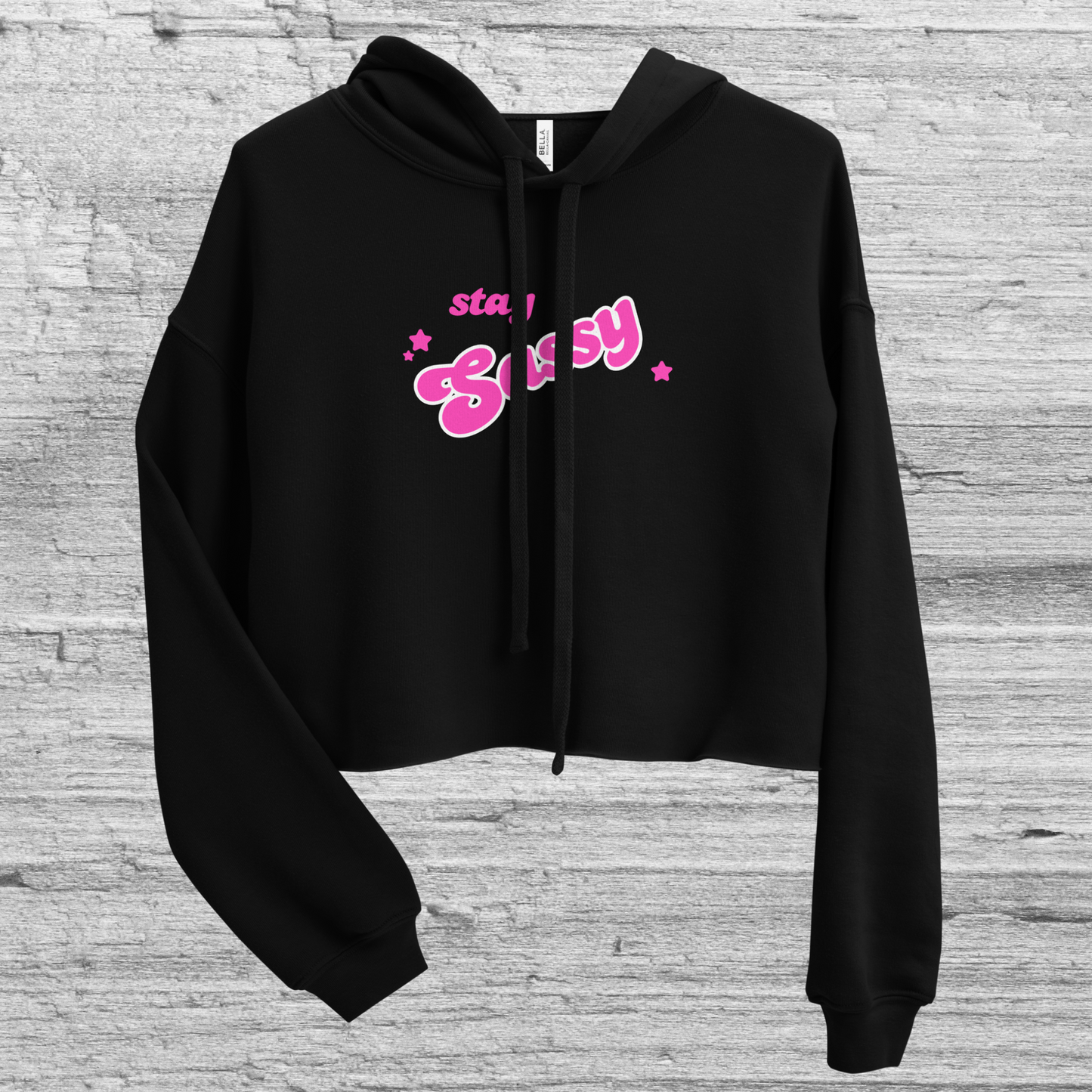 Stay Sassy Crop Hoodie