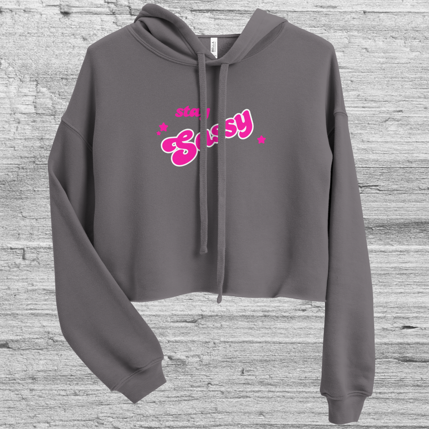 Stay Sassy Crop Hoodie